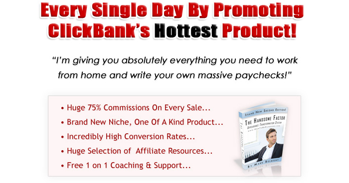 Earn Money By Promoting The Handsome Factor